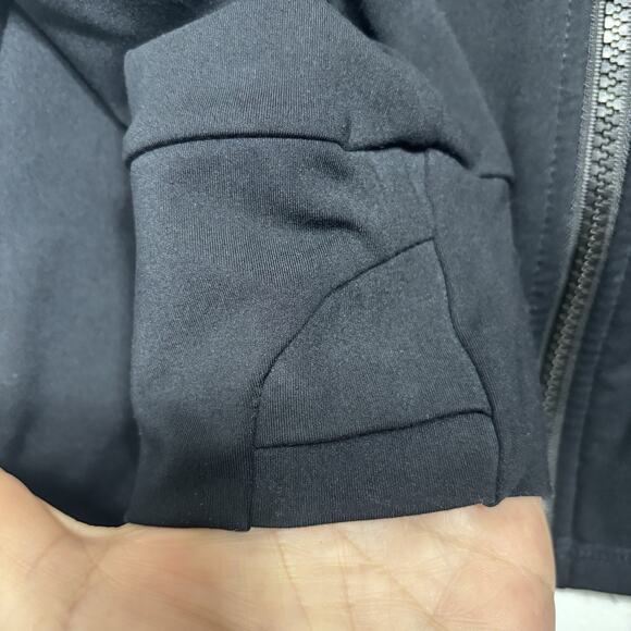 Fabletics Trinity Perfomance Jacket Womens Large Black Vented Running Fitness - Picture 4 of 9